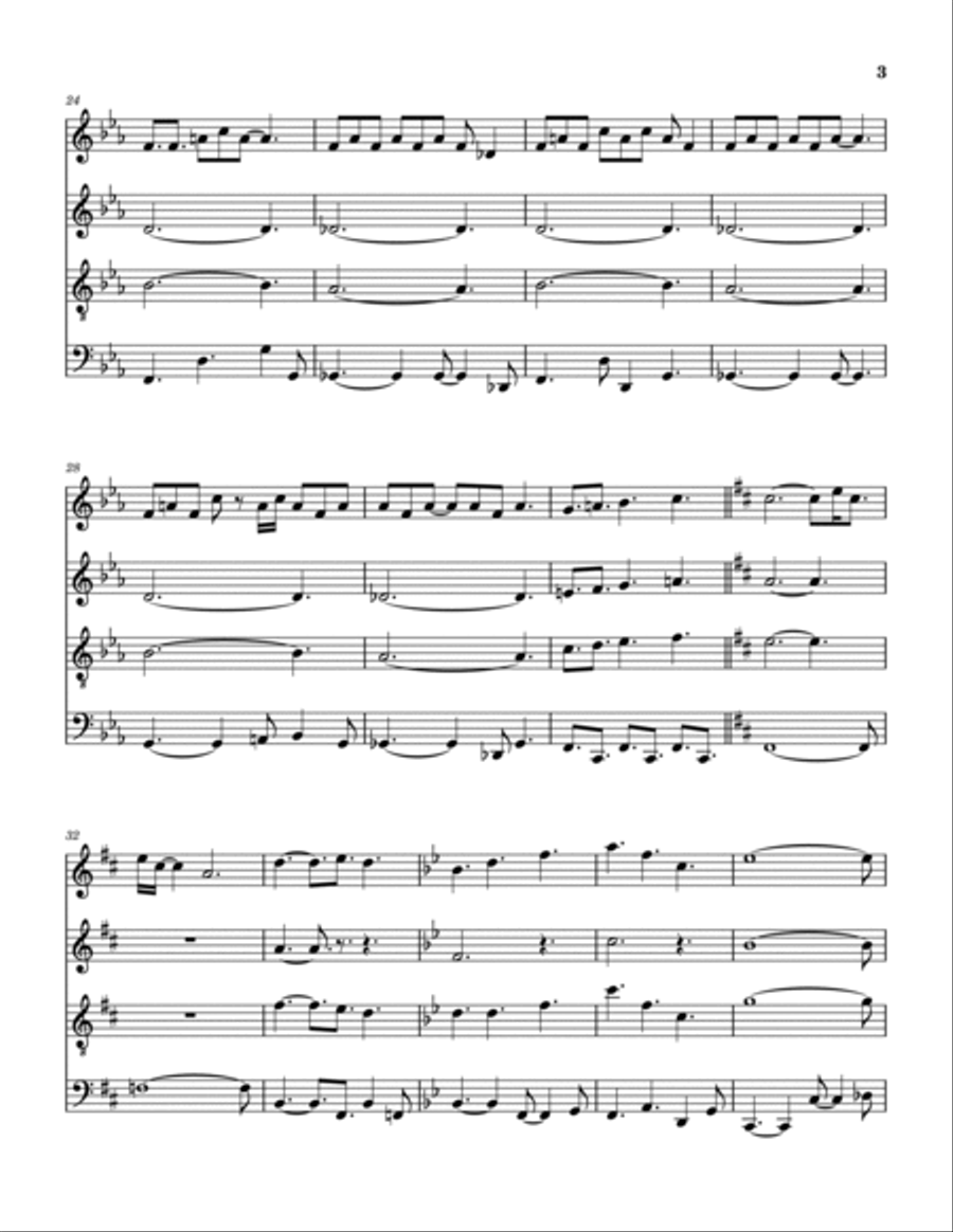 Twenty Small Cigars Twenty Small Cigars Saxophone Quartet scores gallery preview page 4