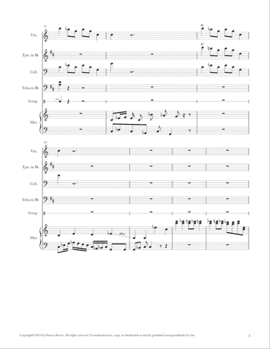 Sunrise Chamber Orchestra scores gallery preview page 6