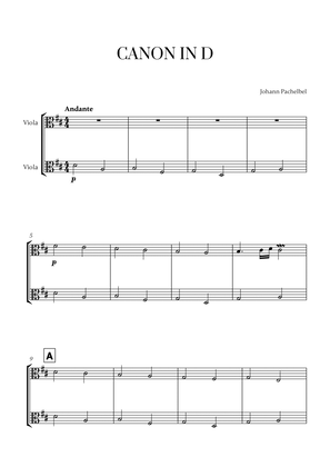 Johann Pachelbel - Canon in D (for Viola Duet)