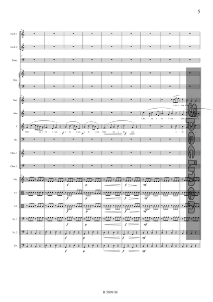 RIVAGES - Messe en ut mineur Soliste SATB + Choeur SATB - Partition en location image number null