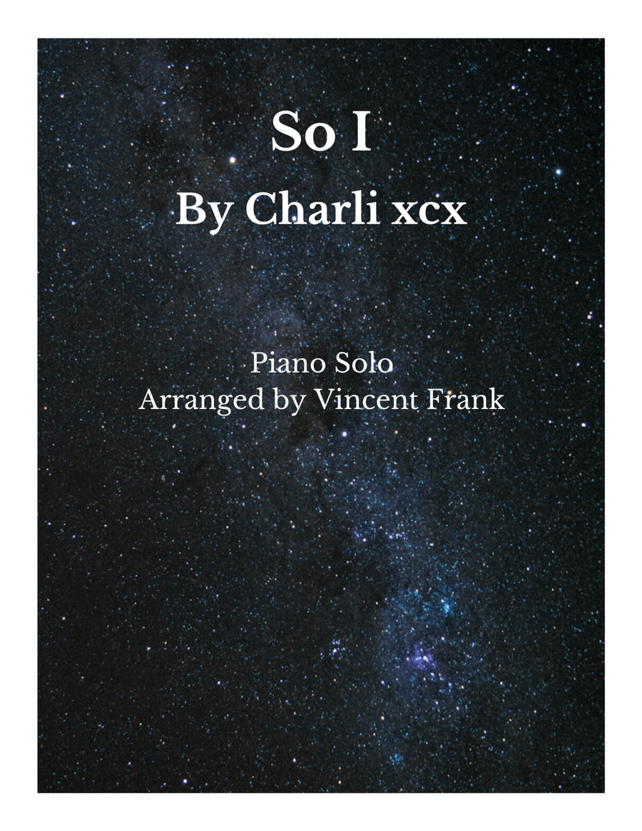 So I Piano Solo scores gallery preview page 1