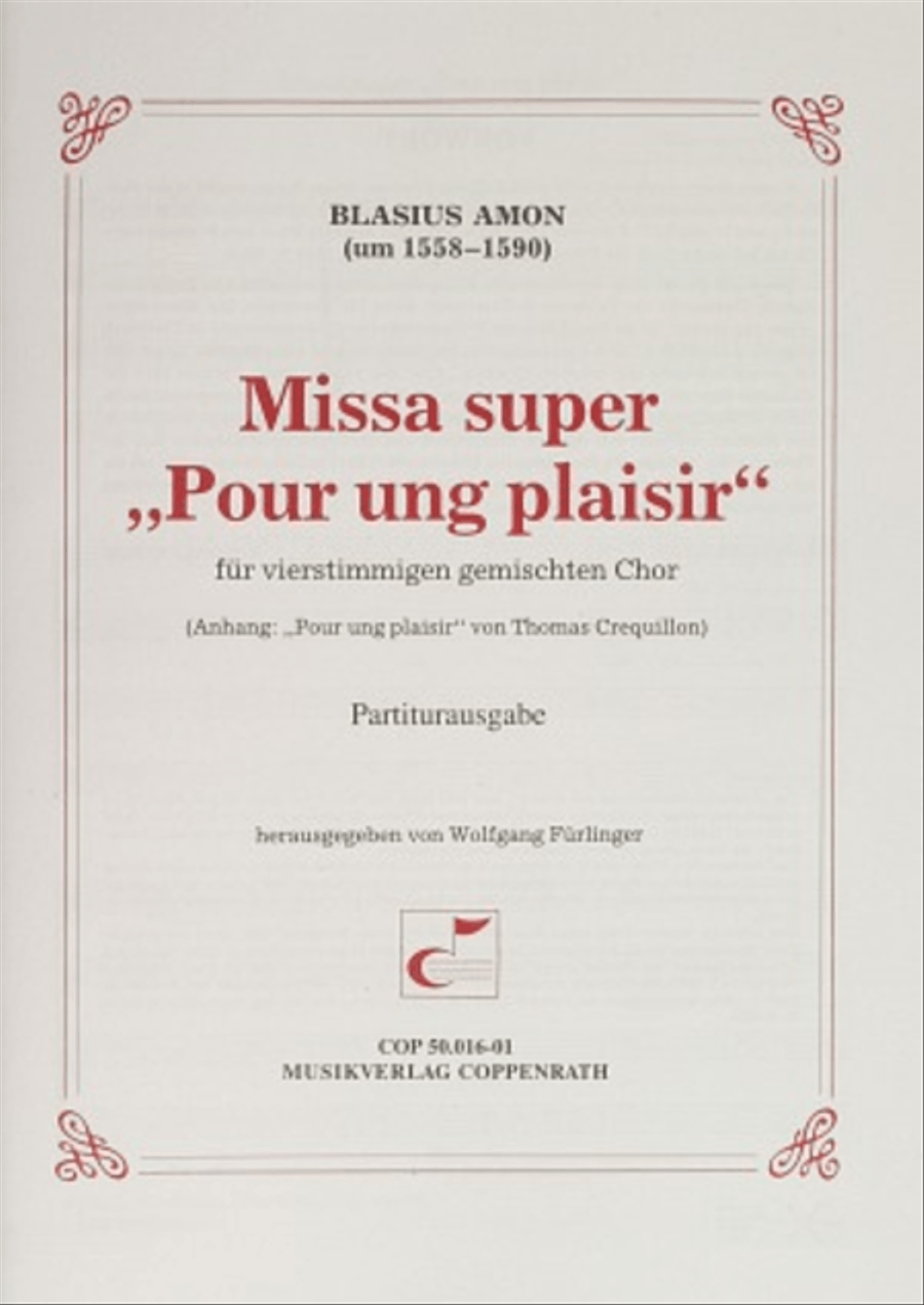 Pour ung plaisir 4-Part scores gallery preview page 1