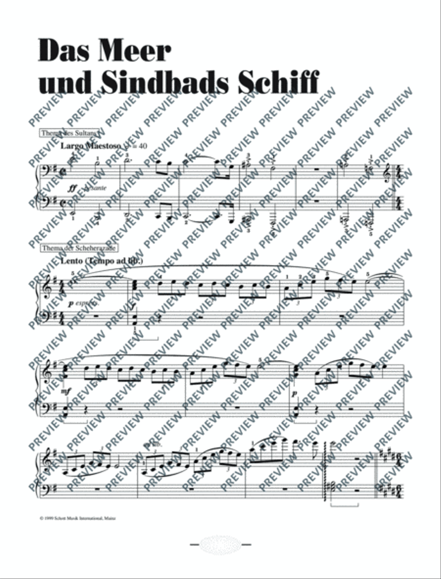 Scheherazade Piano Solo scores gallery preview page 7