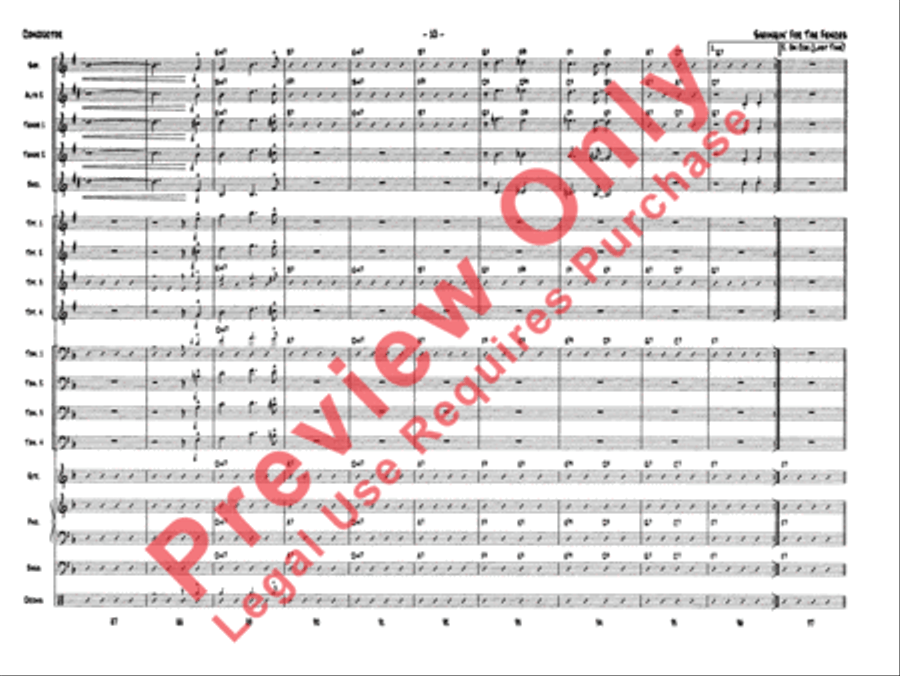 Swingin' for the Fences Jazz Ensemble scores gallery preview page 12