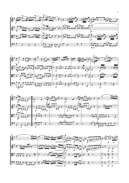 Mozart - String Quartet No.3 in G major, K.156 ; K⁶.134b