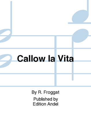 Book cover for Callow la Vita