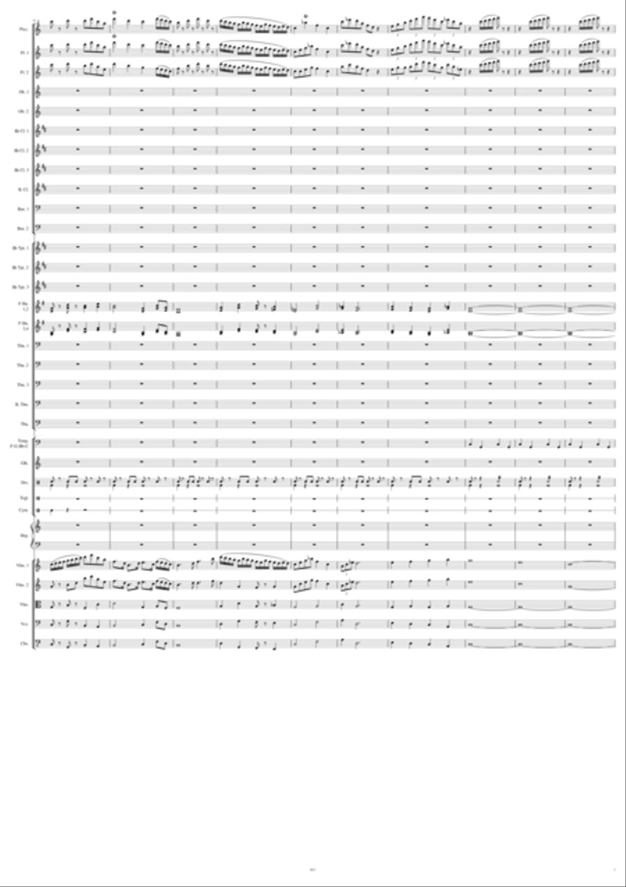 Comet Kohoutek Full Orchestra scores gallery preview page 3