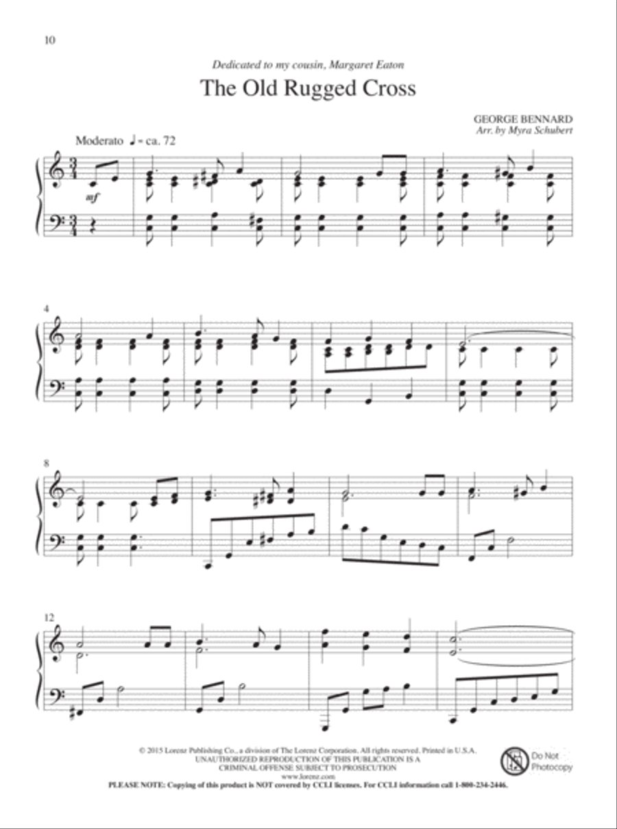 The Cross of Christ Piano Solo scores gallery preview page 5