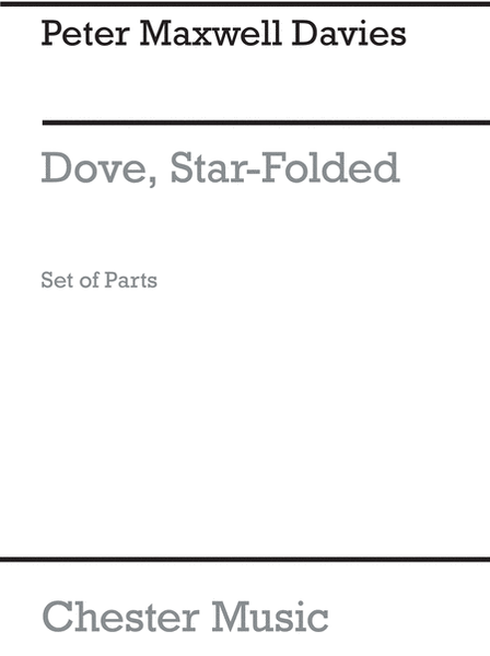 Dove, Star-Folded (Parts)