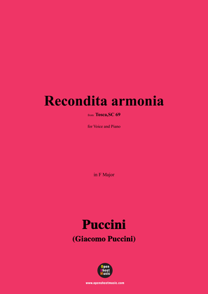 G. Puccini-Recondita armonia(Act I),in F Major