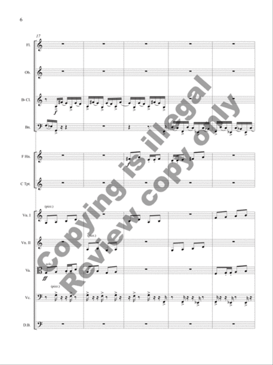 Sinfonietta for Eleven Instruments (Full Performance Set) Oboe scores gallery preview page 8