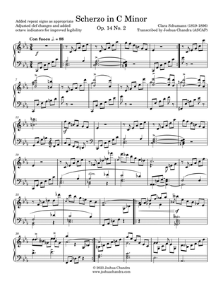 Book cover for Scherzo in C Minor, Op. 14 No. 2