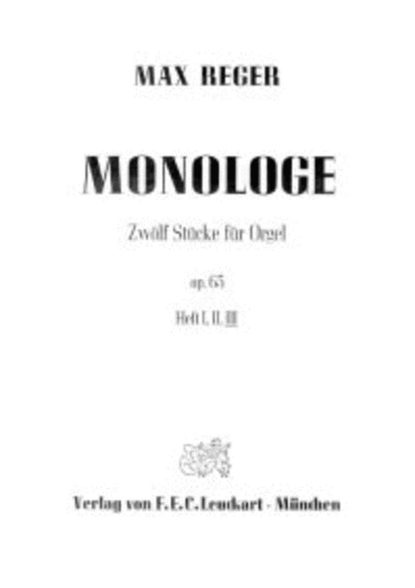 Monologe - Heft III