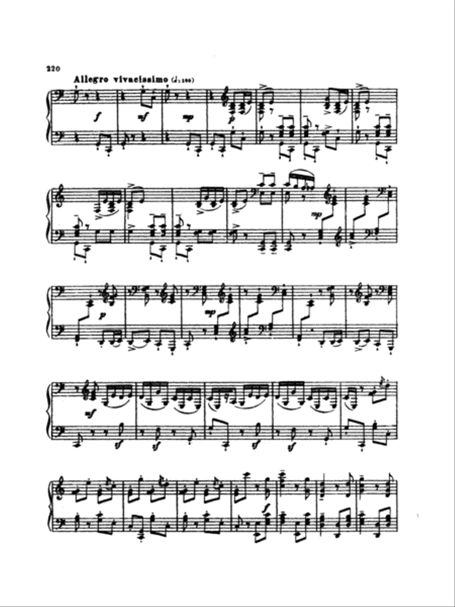 Tchaikovsky: Eighteen Piano Pieces, Op. 72; Aveu Passionne; Valse, Op. 40, No. 9, 1st Version Piano Solo scores gallery preview page 3