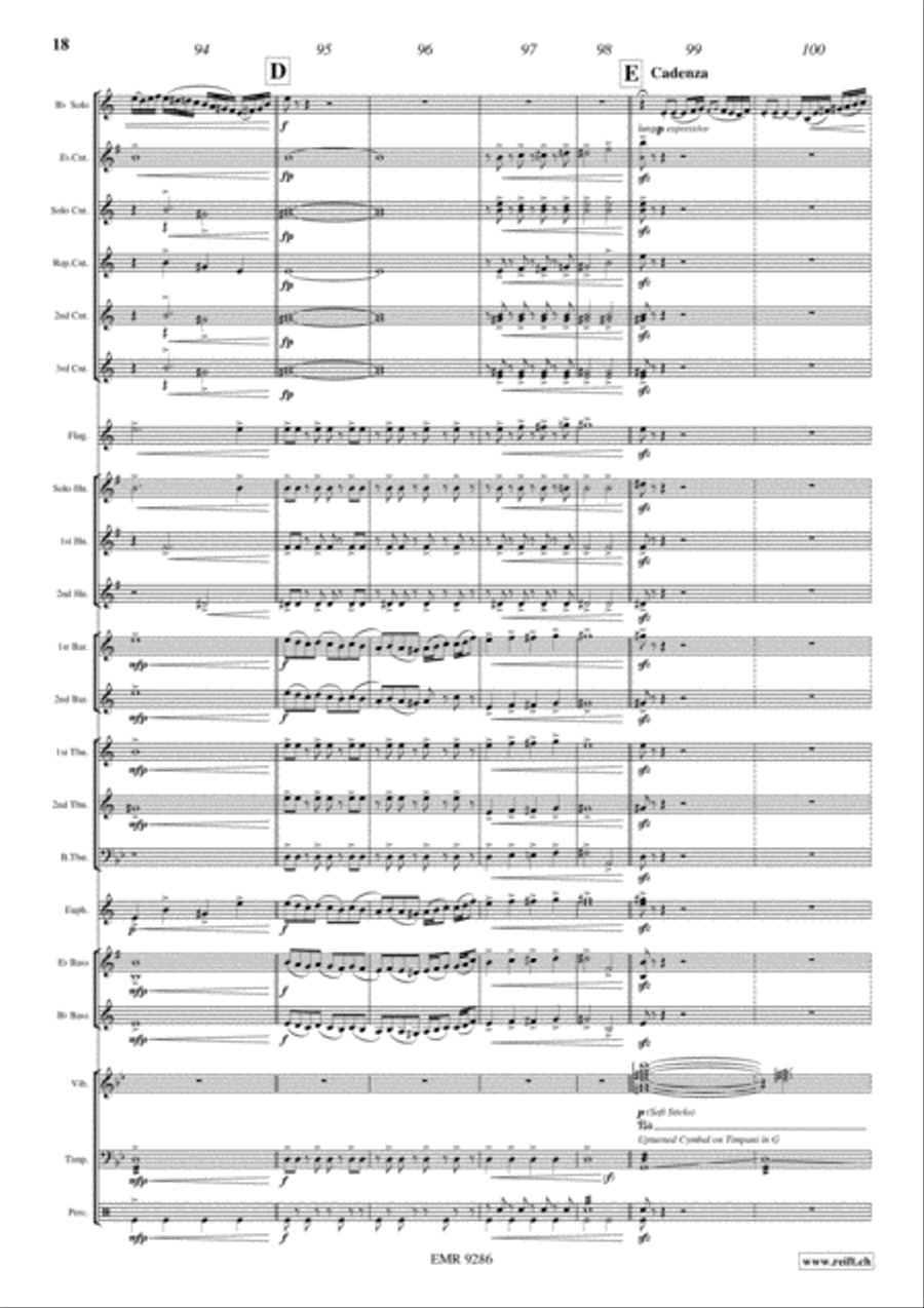 Fantasia del Tango Brass Band scores gallery preview page 18