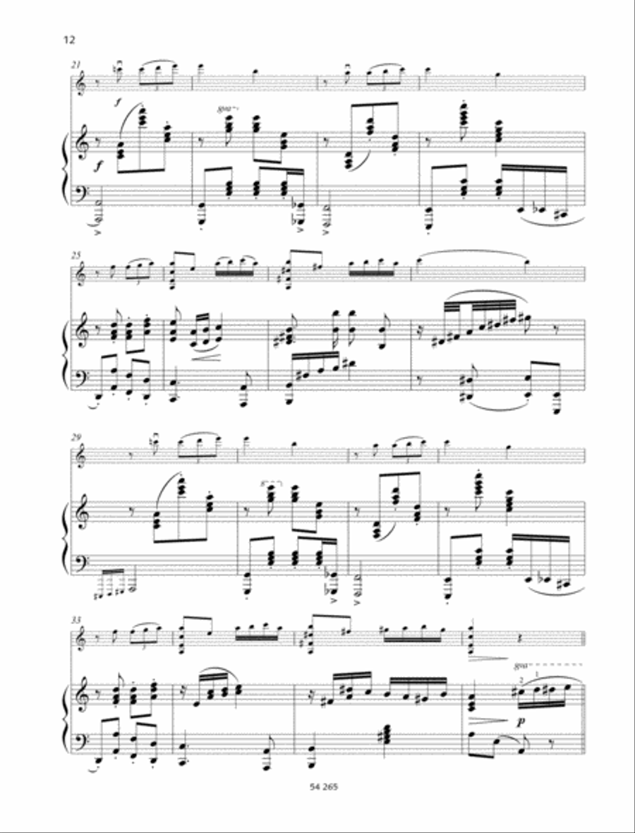 Por una Cabeza Por una Cabeza Violin Solo scores gallery preview page 3