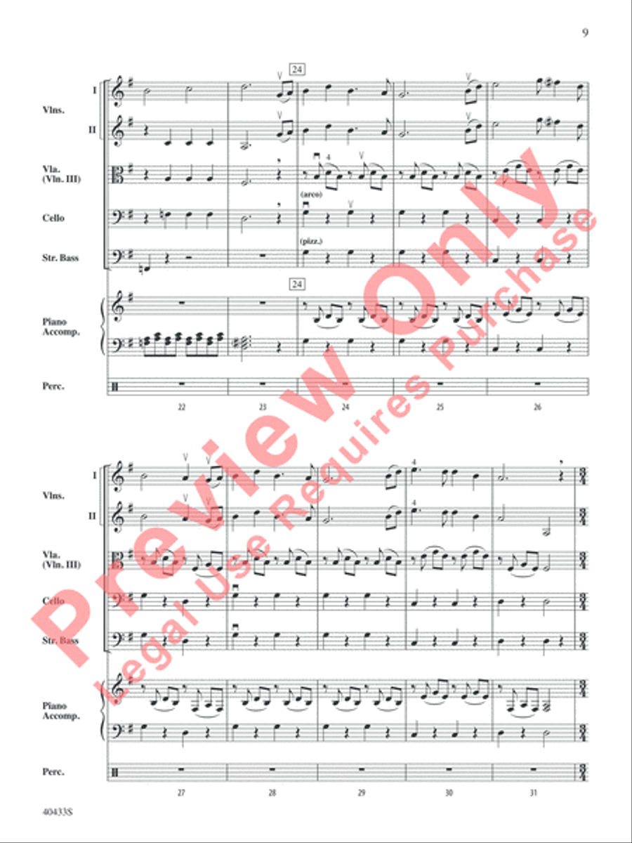 The Hobbit: An Unexpected Journey, Selections from String Orchestra scores gallery preview page 10