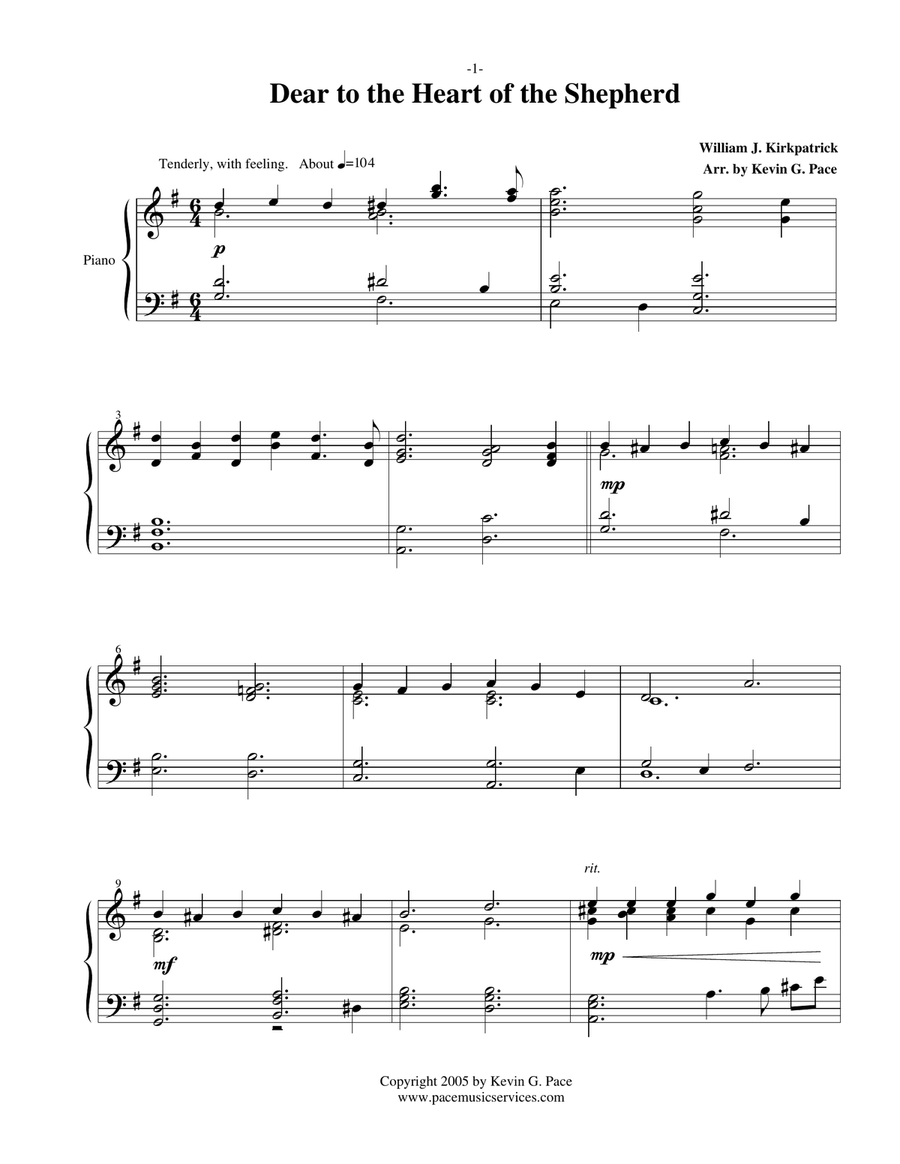 Sacred Hymn Arrangements for Piano - book 1 Piano Solo scores gallery preview page 4