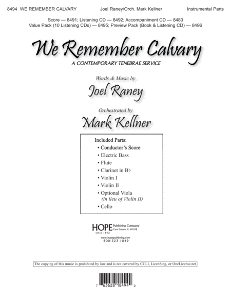 We Remember Calvary
