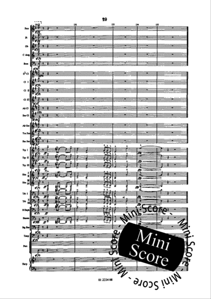 Sarka Overture Sarka Overture Concert Band scores gallery preview page 33