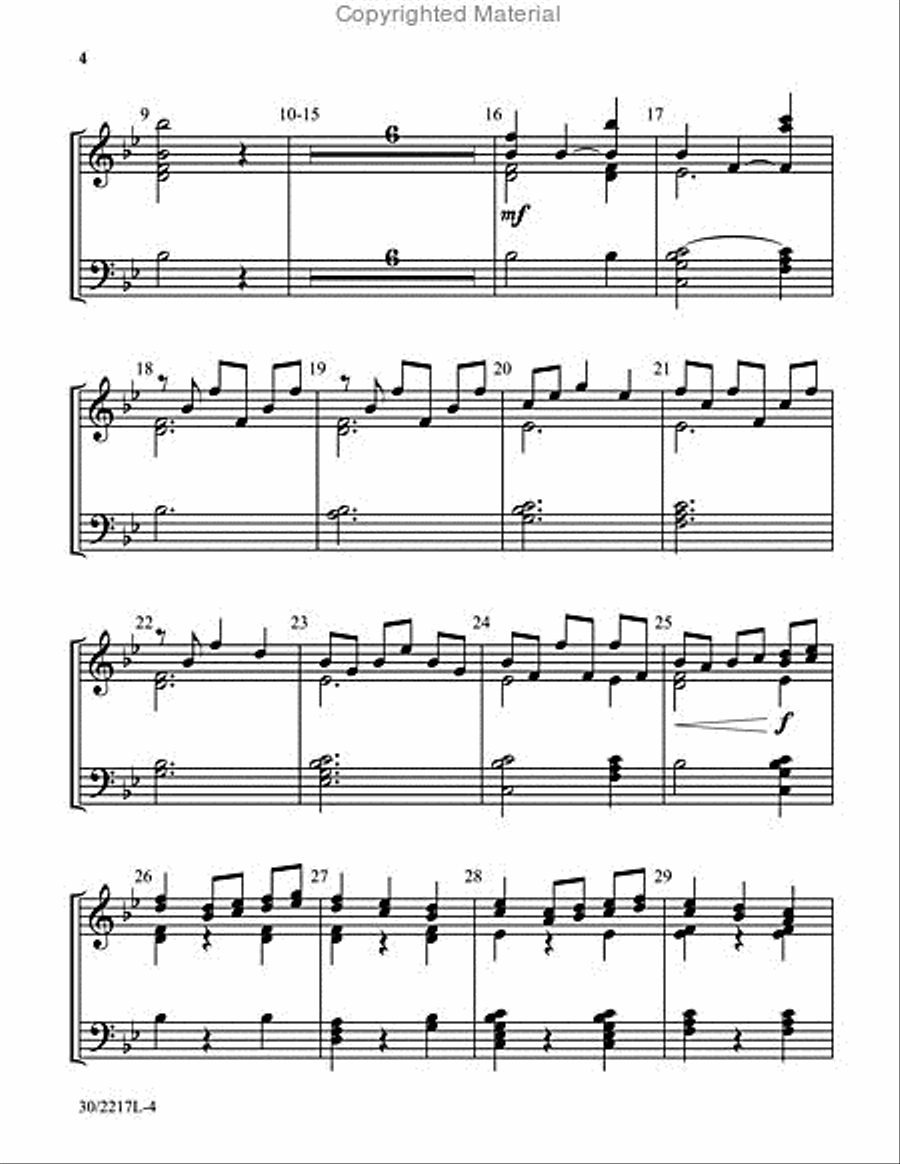 Times and Seasons - Reproducible Handbell Part (2-3 oct) 3-Octaves scores gallery preview page 3