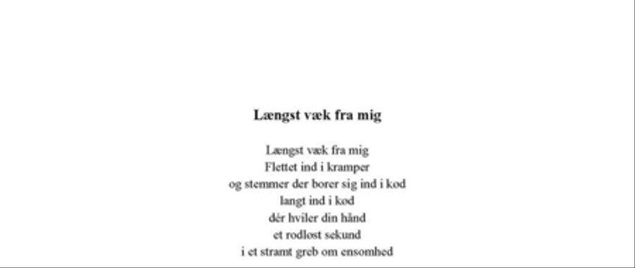 Længst væk fra mig Længst væk fra mig SSA scores gallery preview page 3
