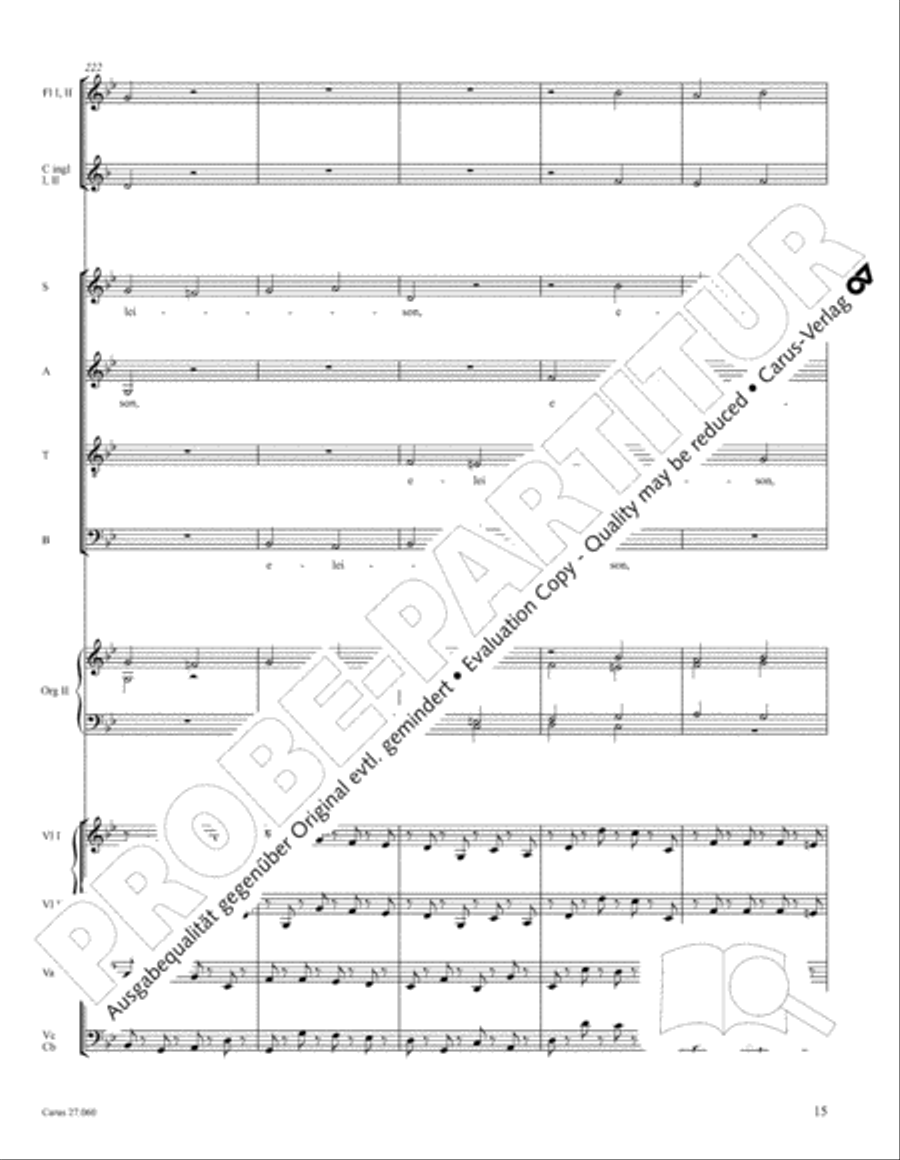 Messe a quatre voix 4-Part scores gallery preview page 26