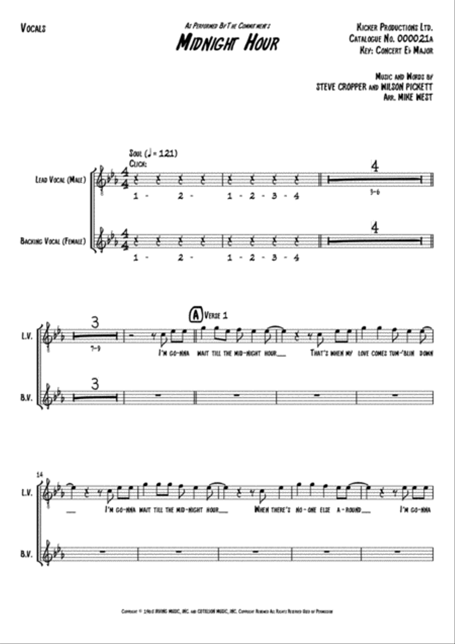 In The Midnight Hour Voice Solo scores gallery preview page 2