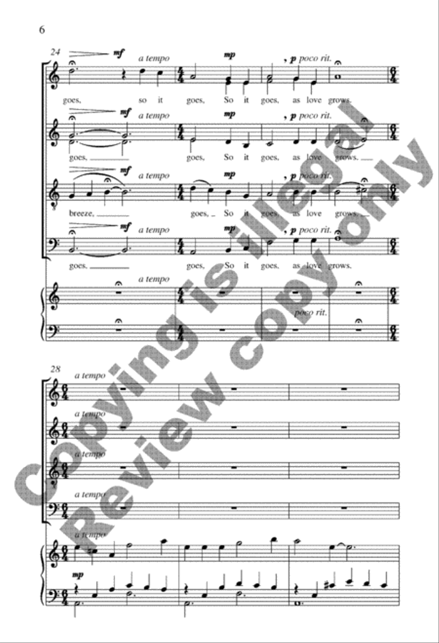 Ever Love Ever Love 4-Part scores gallery preview page 6