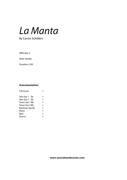 La Manta (Score only) image number null