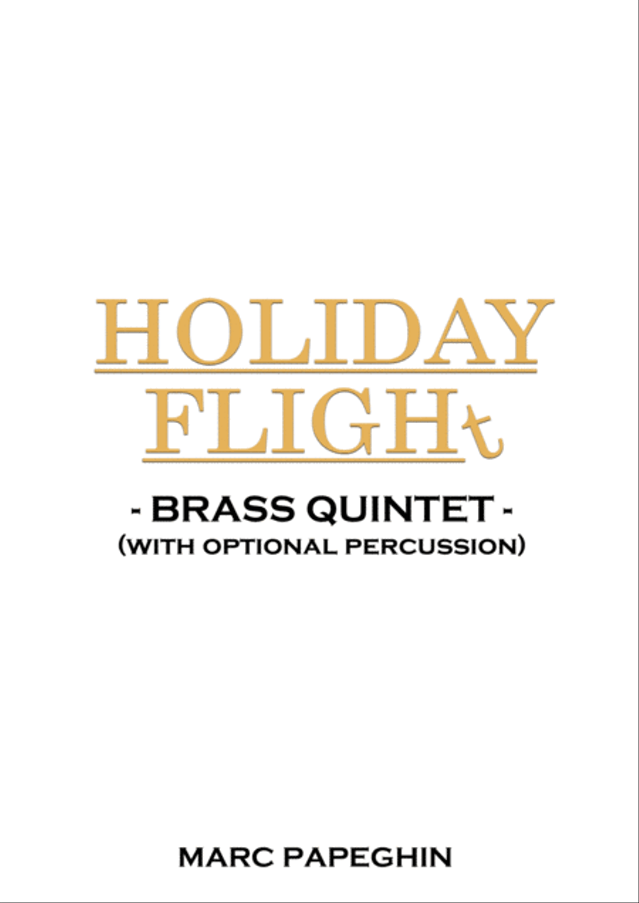Holiday Flight (from "Home Alone") // Brass Quintet image number null