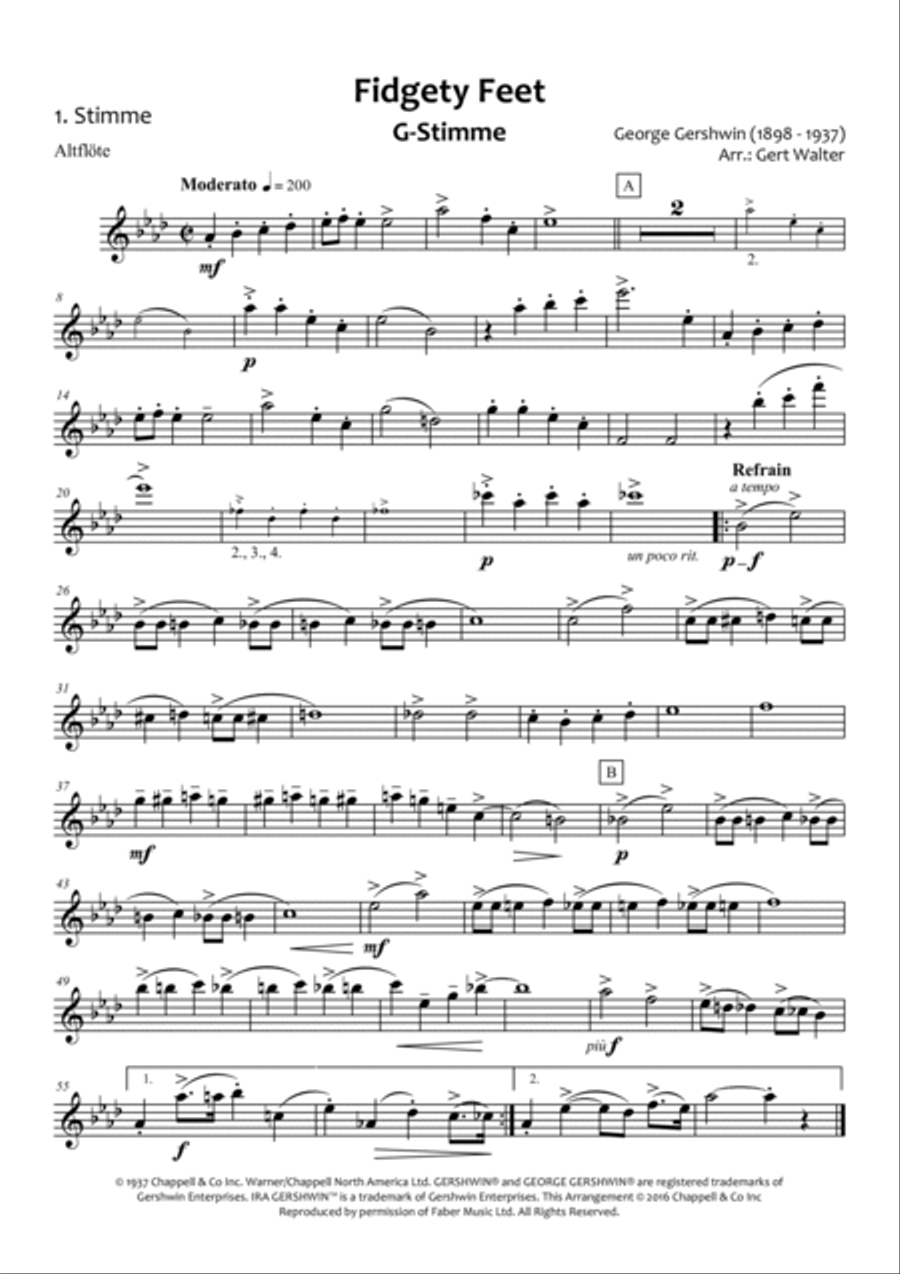 Fidgety Feet School and Community scores gallery preview page 6