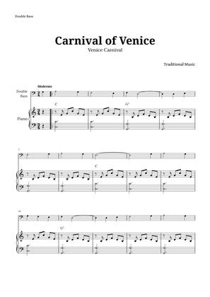 Carnival of Venice for Double Bass and Piano