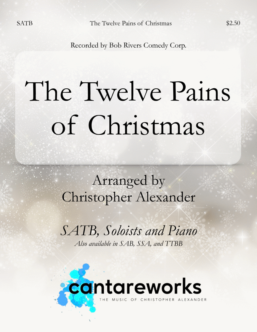 The Twelve Pains Of Christmas 4-Part scores gallery preview page 1