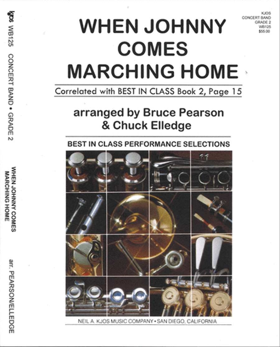 When Johnny Comes Marching Home Concert Band scores gallery preview page 1
