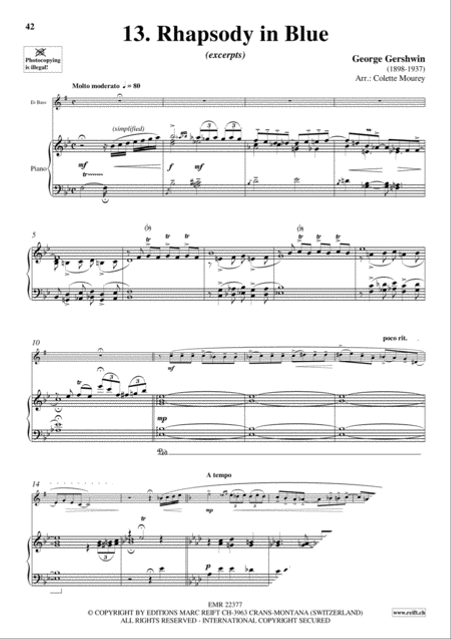 Gershwin 20 Greatest Hits Voice Solo scores gallery preview page 15