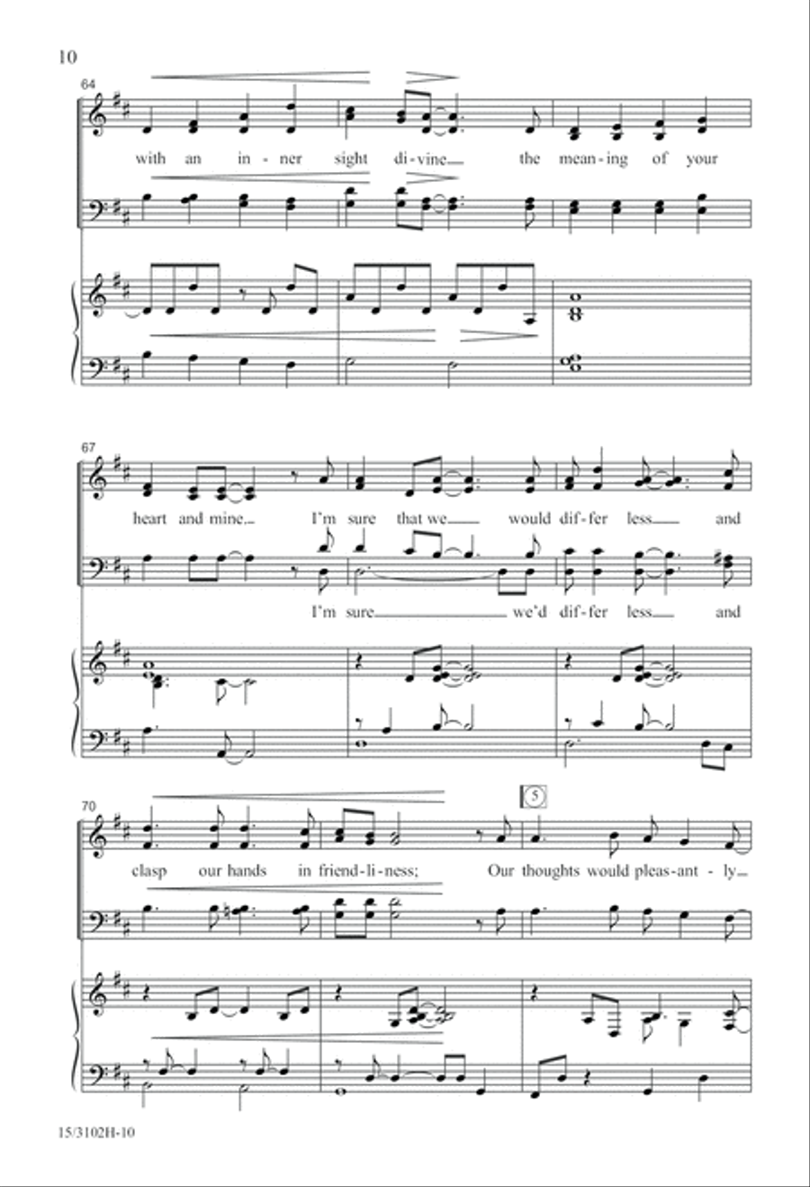 If I Knew You 4-Part scores gallery preview page 11