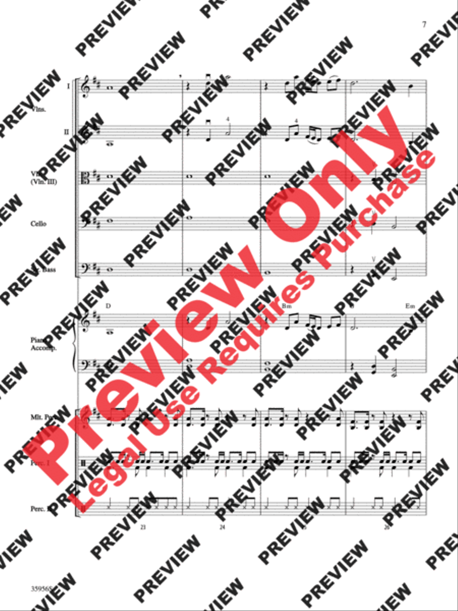 African Adventure String Orchestra scores gallery preview page 8