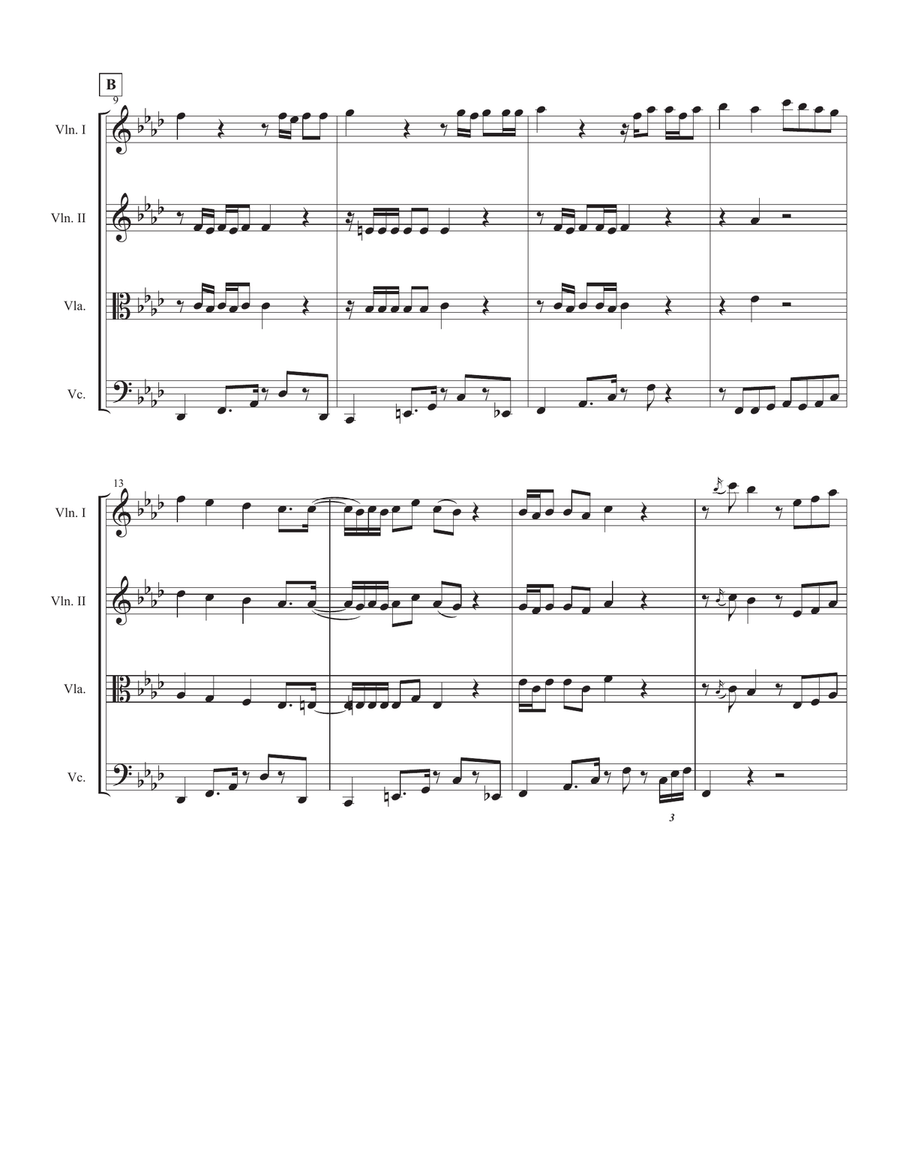 Finesse String Quartet scores gallery preview page 2