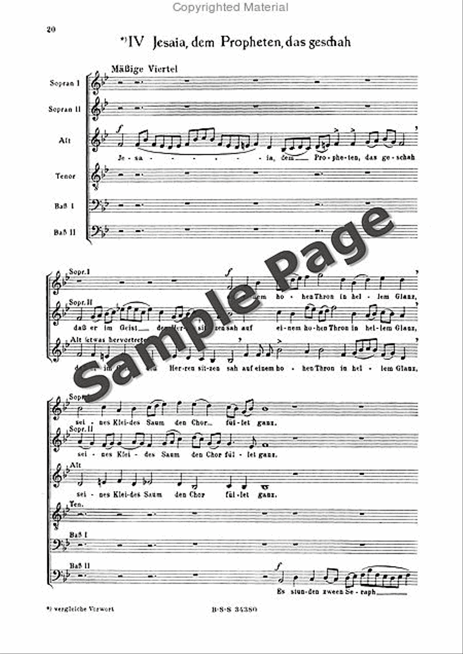 Liedmesse Choral Score SSATB scores gallery preview page 21