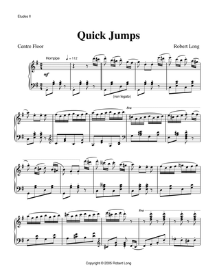 Ballet Piano Sheet Music: Quick Jumps from Etudes II