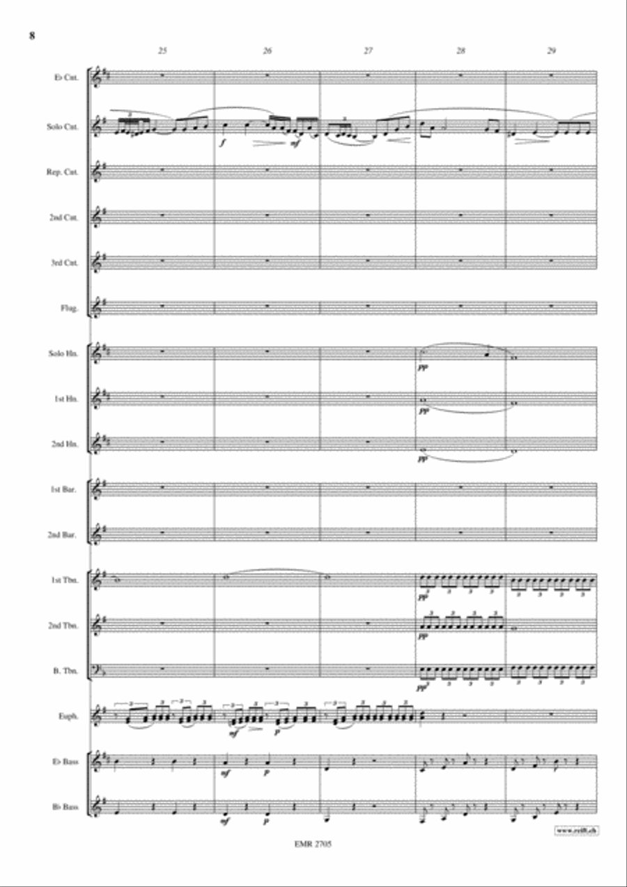 Elvira Madigan Elvira Madigan Brass Band scores gallery preview page 9