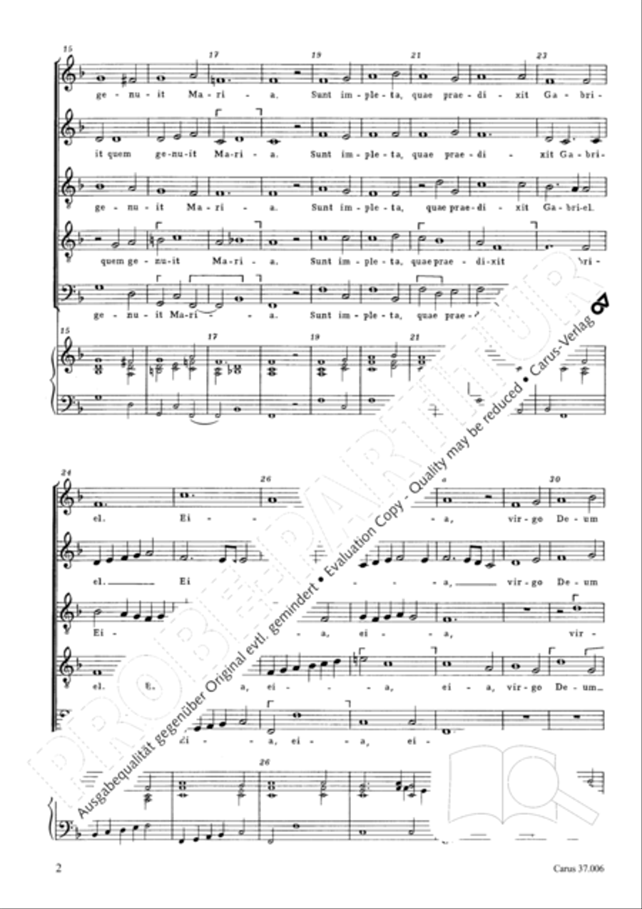 Resonet in laudibus Resonet in laudibus SATTB scores gallery preview page 3