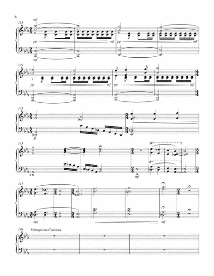 Concerto for Vibraphone Vibraphone scores gallery preview page 6