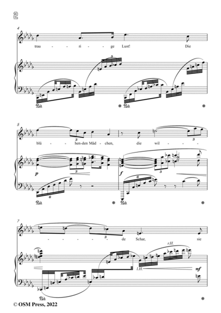 Richard Strauss-Frühlingsfeier,in b flat minor image number null