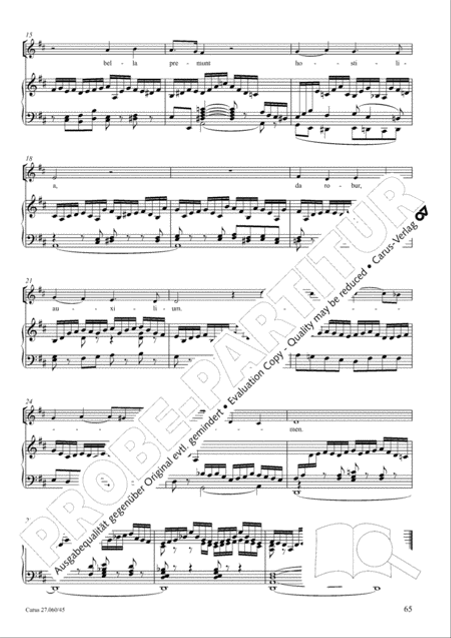 Messe a quatre voix 4-Part scores gallery preview page 66