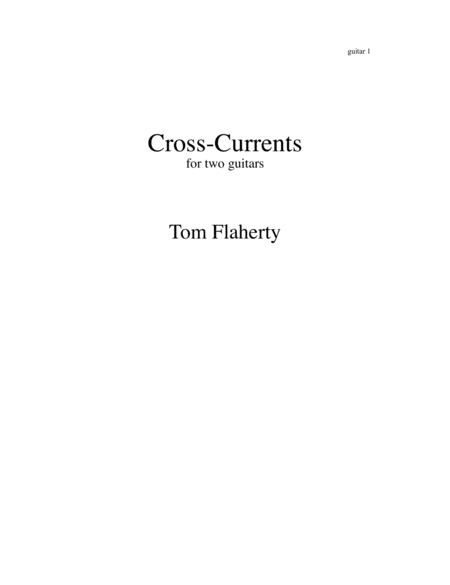 [Flaherty] Cross-Currents