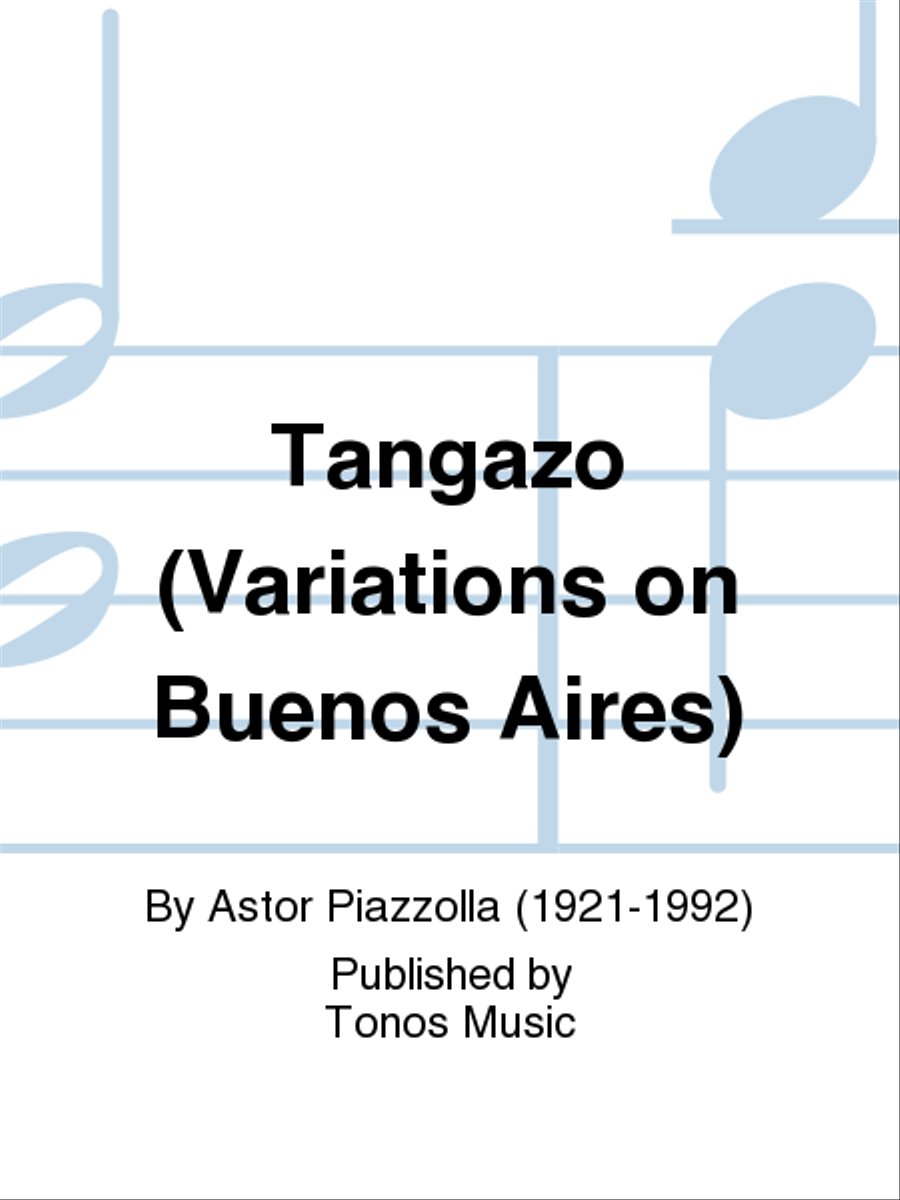 Tangazo (Variations on Buenos Aires) Orchestra scores gallery preview page 1