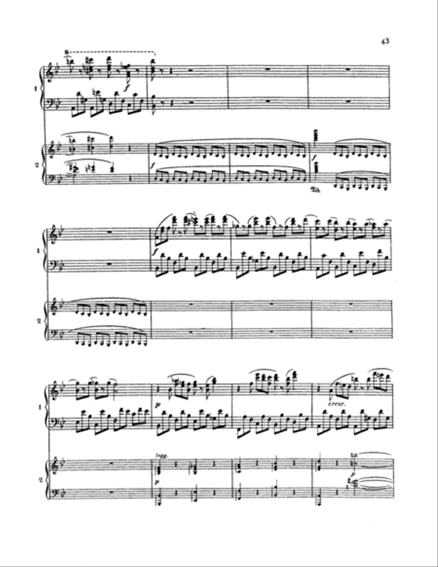Saint-Saëns: Piano Concerto No. 2 in G Minor, Op. 22 Piano scores gallery preview page 2