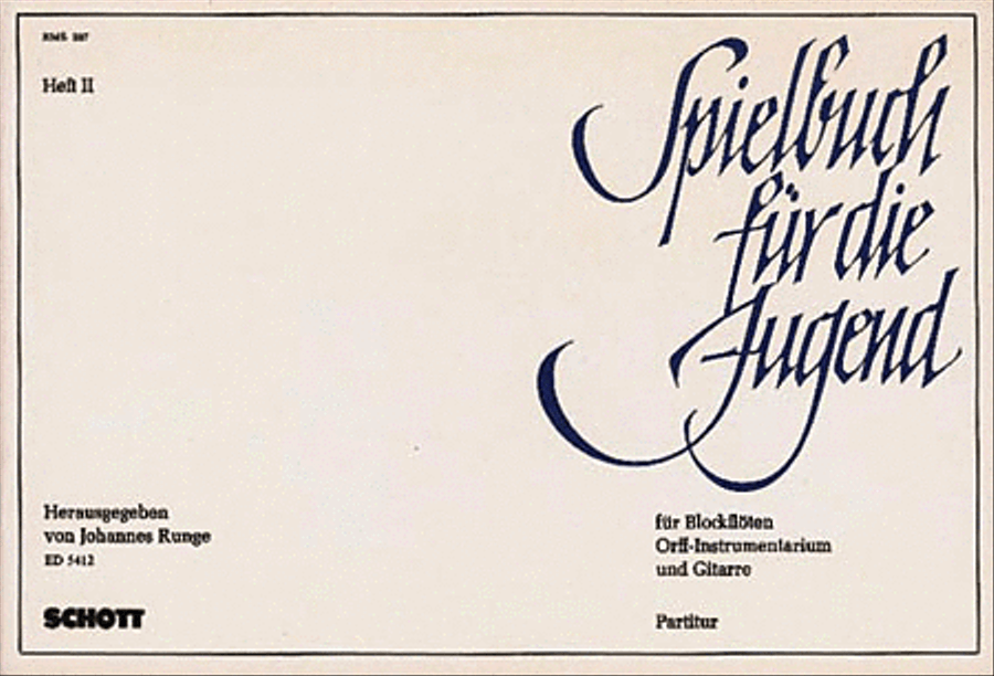 Spielbuch Fur Die Jugend Book 2